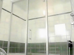 Exotic Japanese chick in Horny Uncensored, Bathroom JAV scene