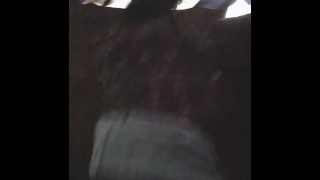 彼女をバックでガン突き