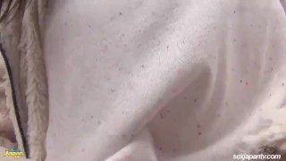 野外で女の子にかけてみた