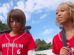 Exotic Japanese slut Mirei Yokoyama, Cocomi Naruse, Tsubomi in Horny Gangbang, Big Tits JAV movie