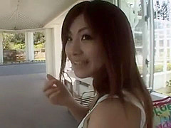 Hottest Japanese slut Kanna Harumi, Anna Mitsui in Crazy Blowjob, Beach JAV movie