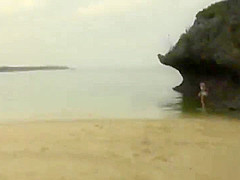 Ichigo Aoi’s Pussy Fucked on Beach Vacation
