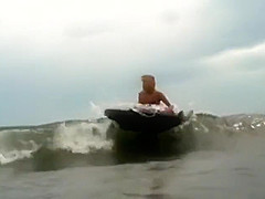 tan group of bikini girls fuck a random stranger on beach