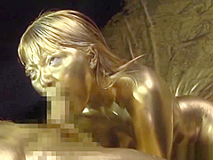 Uehara Ai gets a worthy cum on body