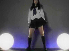 japanese schoolgirl strip and dance on the stage