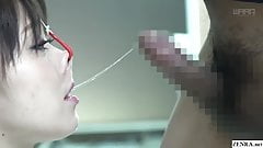 BDSM JAV Yuu Kawakami CMNF Nose Hook Blowjob