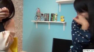 CFNM with real Japanese amateurs and a JAV star Subtitles