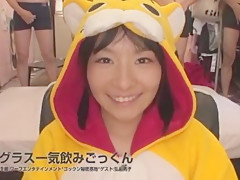 Crazy Japanese model Ryoko Hirosaki in Best Facial, Swallow/Gokkun JAV video