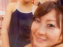 Horny Japanese chick Miyuki Yokoyama, Michiru Hoshizora, Satomi Suzuki in Best Lesbian/Rezubian, Lingerie JAV clip