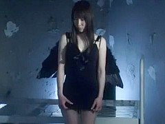 Horny Japanese whore Ren Misaki in Amazing Masturbation, Striptease JAV movie