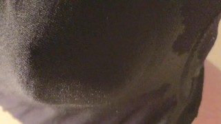 013 Asian(Japanese) amateur man , peeing self in panty