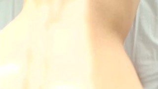 Asian slut has a fuck deep in her wet pussy pie