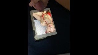 【素人】ロリ巨乳に我慢できず背徳のシコシコ顔射　んぁ！じゅんちゃん、出るっ！！Japanese Amateur Masturbate Cum Shot