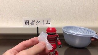 片栗粉でオナホールを作ってみた!