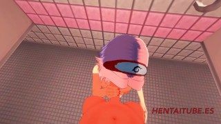 Naruto – POV Naruto x Sakura Handjob & Blowjob cum in her mouth – Hentai 3D