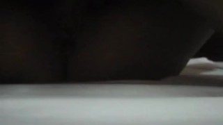 Plowing her soaking wet pussy close up