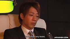 Asian babe getting her wet pussy creamed deep