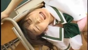 Asuka Ohzora sexy Asian model gets sperm