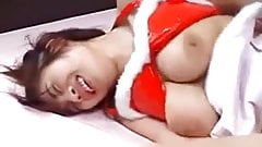 Christmas JAV Asian gets fucked by 2 guys uncut