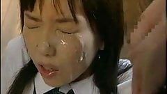 Japan girl bukkake