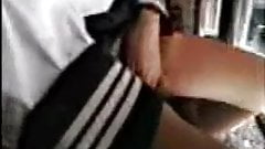 Japanese girl masturbating in public