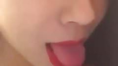 Japanese girl sucking