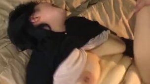 Japanese mature chick has hot sex