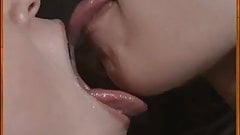 Lesbian Spit and Kissing