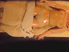 Luscious milf enjoys a wild massage session