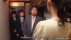 Sexy Asian wife getting banged once the hubby leaves