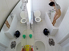 Voyeur hidden cam girl shower Porn toilet