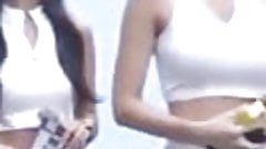 All girls with camel toe in Japon