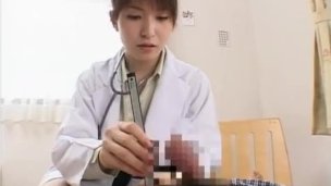 Ann Nanba Lovely Asian nurse shows off