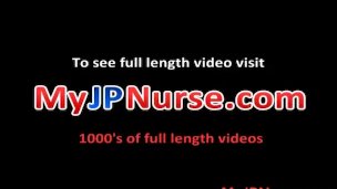 Asian nurses enjoy sex on top