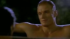 Asian Tia Carrere goes for Dolph Lundgrens Big Blond Cock