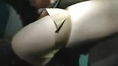 Cleaning girl get used