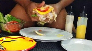 Cock Chef Sandwich Time