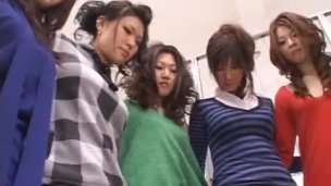 Dude Gets Hot Blowjob by Group