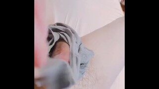 【イケメン大学生】貰ったかパンツでしこしこからの射精、、　Japanese boy cumshot