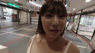 身長155cm Kカップで顔もS級超可愛い娘④ラブホテルまでノーブラ露出お散歩