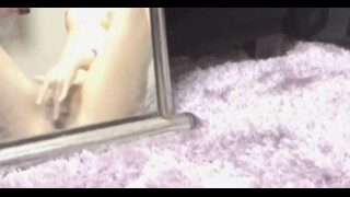 鏡見ながら全裸で連続イキオナニー 足指反り返ってるの恥ずかしい…（自撮り、素人、無修正）