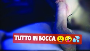 Girl sucks dick and gets fucked before having orgasm on bed with boyfriend