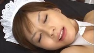 Hime Kamiya Asian doll enjoys bukkake