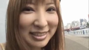 Runna Sakai Asian chick shows off cute