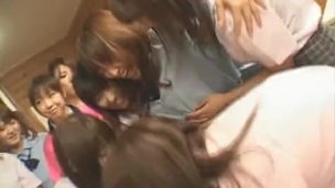 Super horny japanese babes in extreme