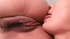 Uncensored Japanese threesome with two secretaries