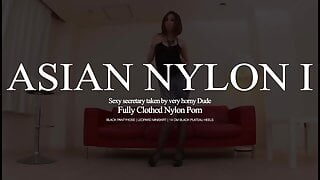 Asian Nylon Porn 1 – Sexy Secretary taken by horny Dude
