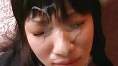 big facial on japanese girl
