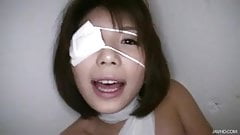 Big titty Azumi Harusaki is banged up like a mummy and her f