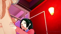 Boku No Hero Hentai – Inko Handjob Bakugou cum in her face